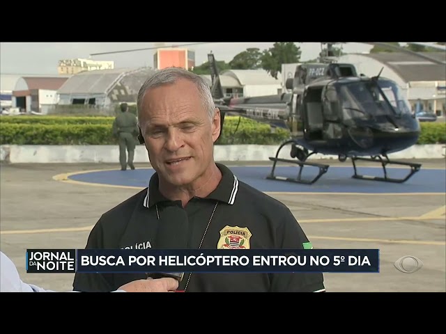 Busca por helicóptero que desapareceu em SP já dura 5 dias