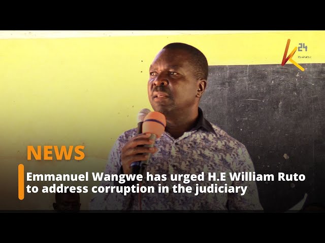 Navakholo MP,  has urged President William Ruto to address corruption in the judiciary.