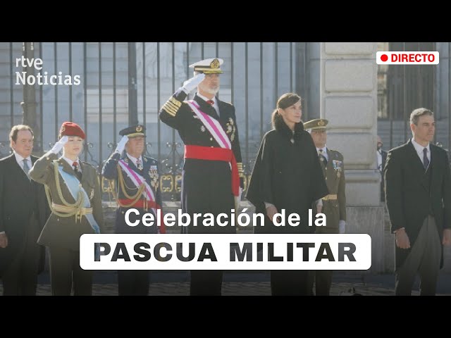 PASCUA MILITAR  EN DIRECTO: LOS REYES y LA PRINCESA LEONOR ESTRENAN el AÑO CASTRENSE | RTVE