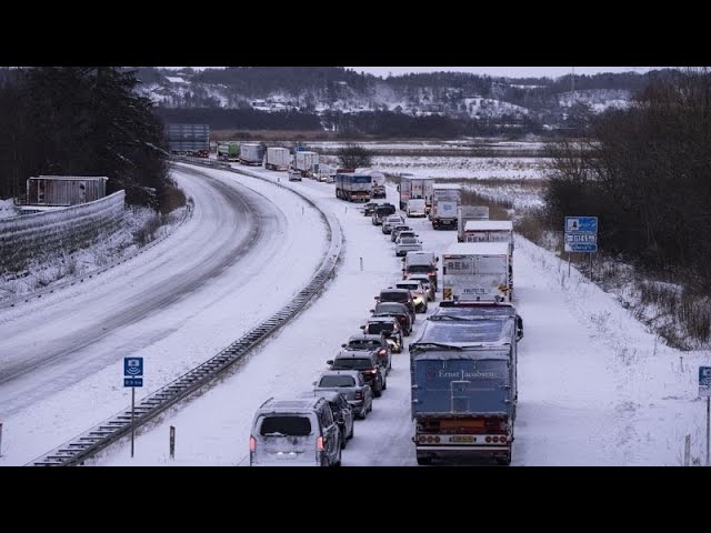 El mal tiempo no da tregua en Europa en el Día de Reyes