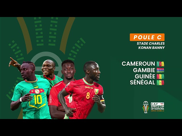 CAN2023 | Poule C
Équipes : Cameroun - Gambie - Guinée - Sénégal.