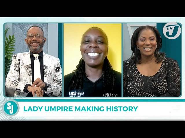 Lady Umpire Jacqueline Williams Making History in Cricket | TVJ Smile Jamaica