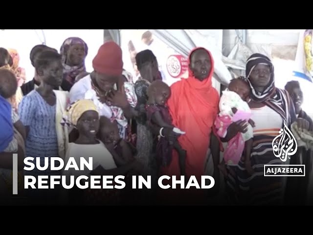 Sudan conflict : Refugees in Chad at risk of starvation