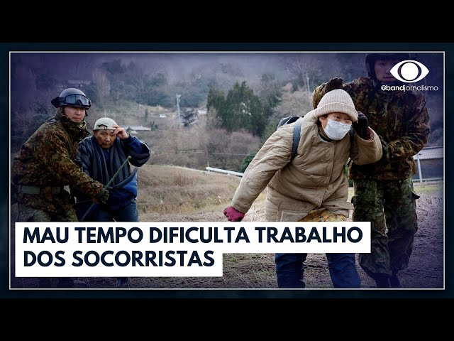 Após terremoto, buscas por desaparecidos continuam no Japão | Jornal da Noite