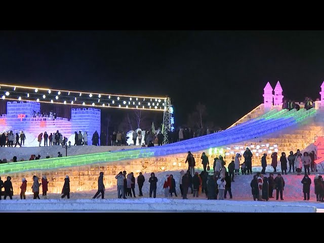 NE China's Heilongjiang hosts tourists with various ice-snow fun