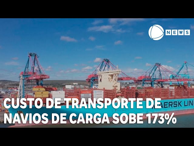 Custo de transporte de navios de carga sobe 173% por conta do conflito no Mar Vermelho