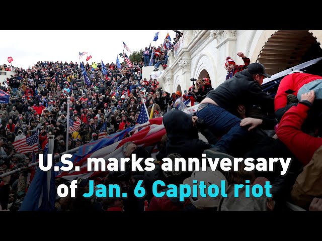 U.S. marks anniversary of Jan. 6 Capitol riot