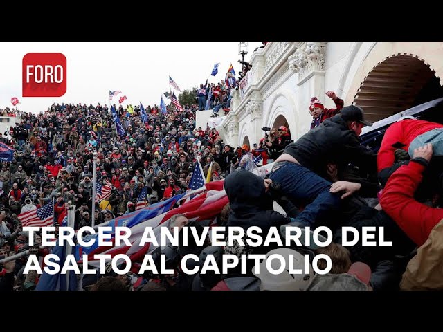 Tres años del asalto al Capitolio en EUA - Sábados de FORO