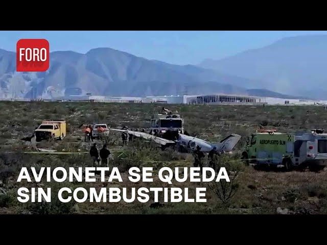 Avioneta se desplomó con 4 pasajeros en Coahuila - Sábados de FORO