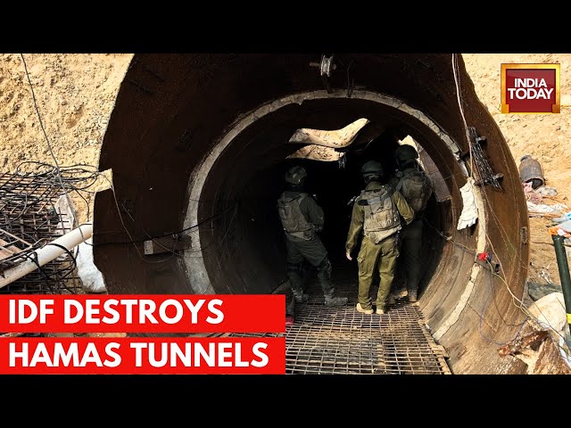 Israel Vs Hamas LIVE: Israel Uncovers, Destroys Hamas Tunnels Under Gaza Hotel | India Today LIVE