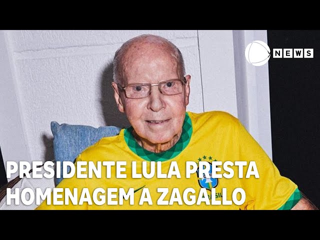 Lula presta homenagem a Zagallo nas redes sociais