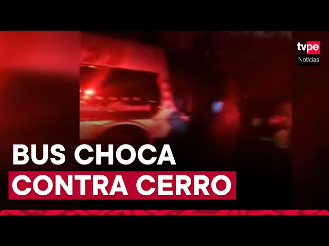 Junín: bus se despista y deja 22 heridos en La Oroya