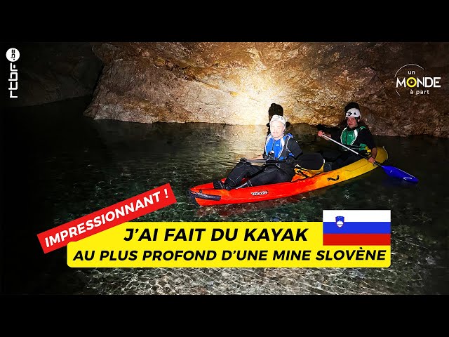 Slovénie : j'ai fait du kayak dans une mine slovène - Un Monde à part