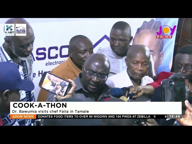 Cook-A-Thon: Dr. Bawumia visits Chef Faila in Tamale - Adom TV News (6-1-24)