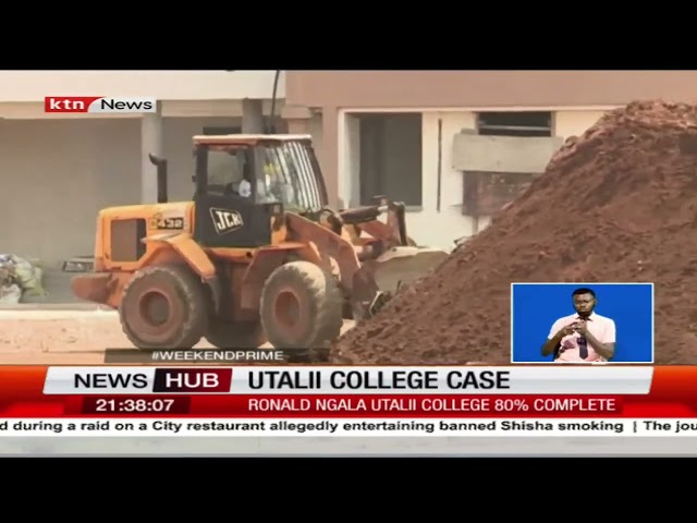 Ronald Ngala Utalii College 80% complete despite the graft case