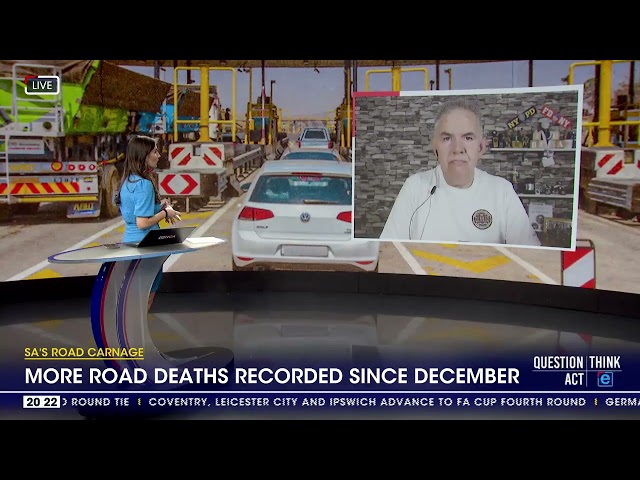 More road deaths recorded since December