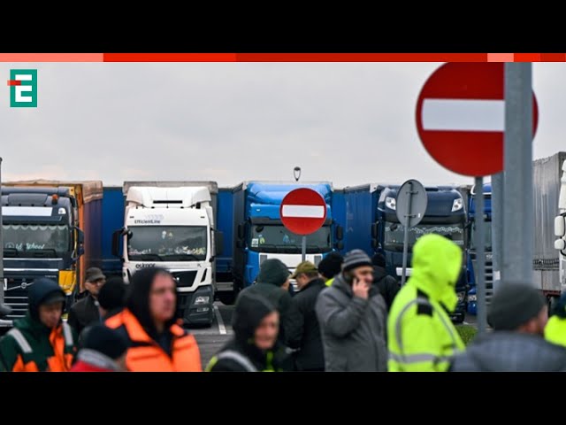 ❗️ ЗАХІДНИЙ КОРДОН  Поляки знову не пропускають вантажівки до України