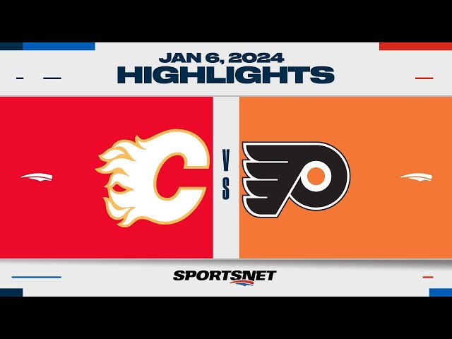 NHL Highlights | Flames vs. Flyers - January 6, 2023