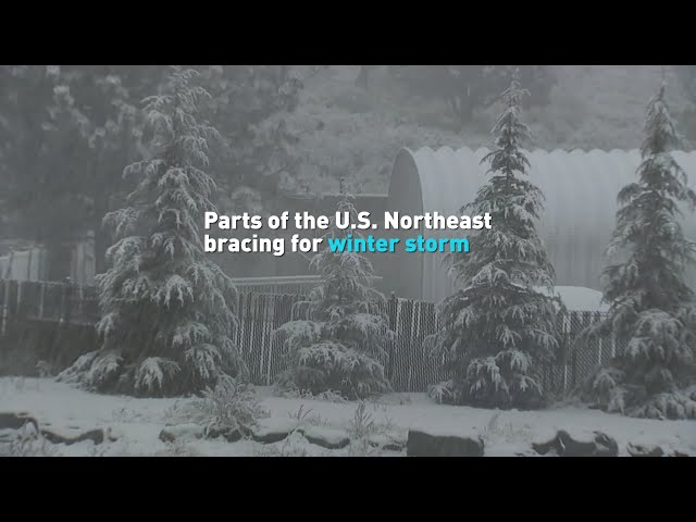 Parts of the U.S. Northeast bracing for winter storm