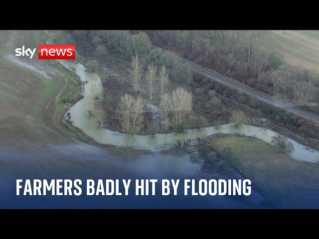 Farmers badly hit by flooding call on the government to invest more in river defences