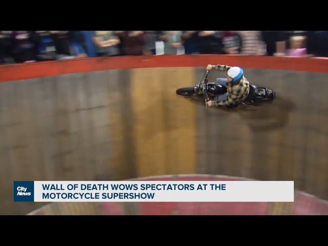 Wall of Death thrills crowds at The Motorcycle Supershow