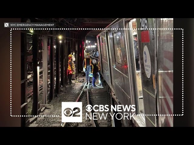 MTA: Train that derailed has been repaired, service disruptions remain