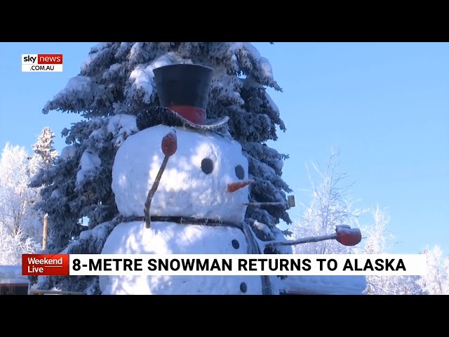 ‘Snowzilla’: 8-Metre snowman returns to Alaska