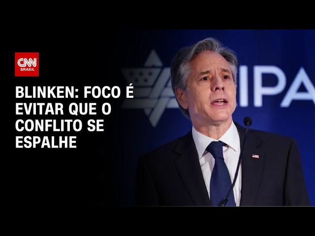 Blinken: foco é evitar que o conflito se espalhe | CNN PRIME TIME