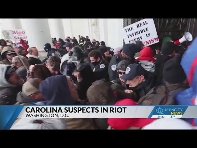 Several individuals from Carolina's charged in January 6th riots