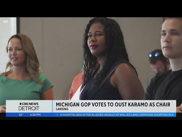 Michigan GOP votes to oust Kristina Karamo as chair