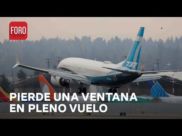 Avión pierde una ventana en pleno vuelo y aterriza de emergencia - Las Noticias