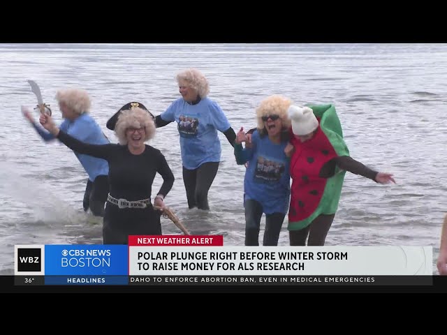 Polar Plunge hosted at Carson Beach to raise money for ALS research