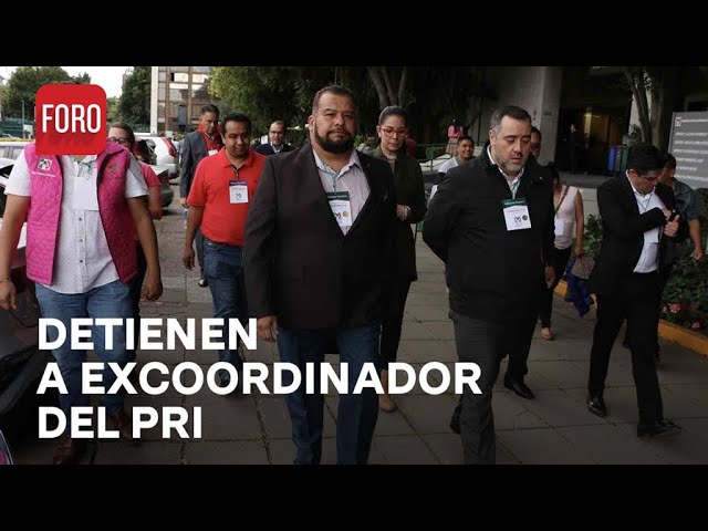 Presentan ante la Fiscalía de la CDMX a excoordinador del PRI - Las Noticias