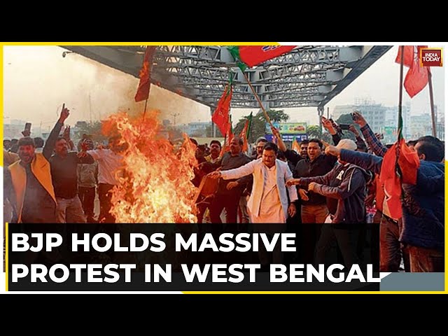 Mamata Govt Faces Bengal Fury Over ED Attack: BJP Hits The Streets In West Bengal | India Today News