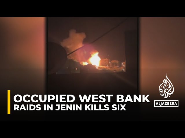 Israeli air attack kills six Palestinians in Jenin