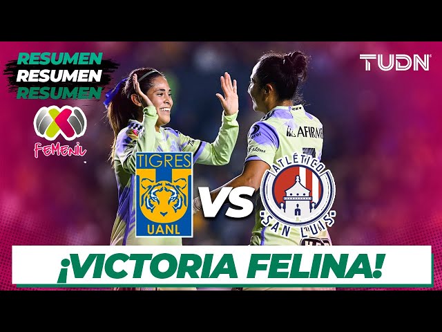 Resumen y gol | Tigres vs Atlético de San Luis | Liga Mx Femenil - CL2024 J1 | TUDN