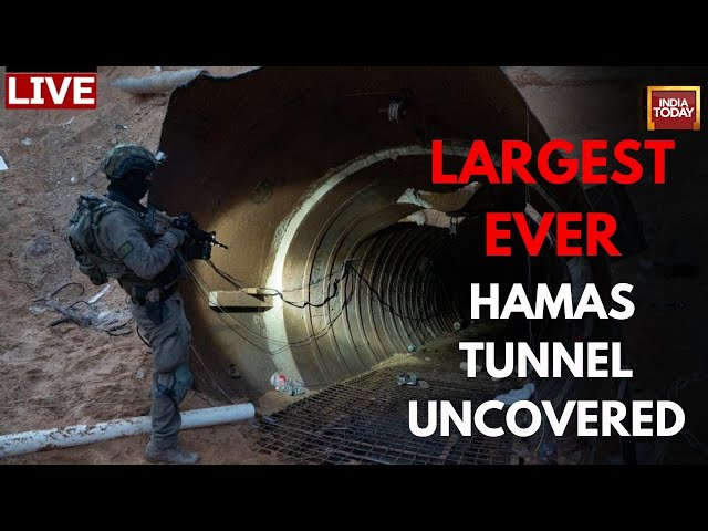 Israel Vs Hamas LIVE: Israel Uncovers, Destroys Hamas Tunnels Under Gaza Hotel | India Today LIVE