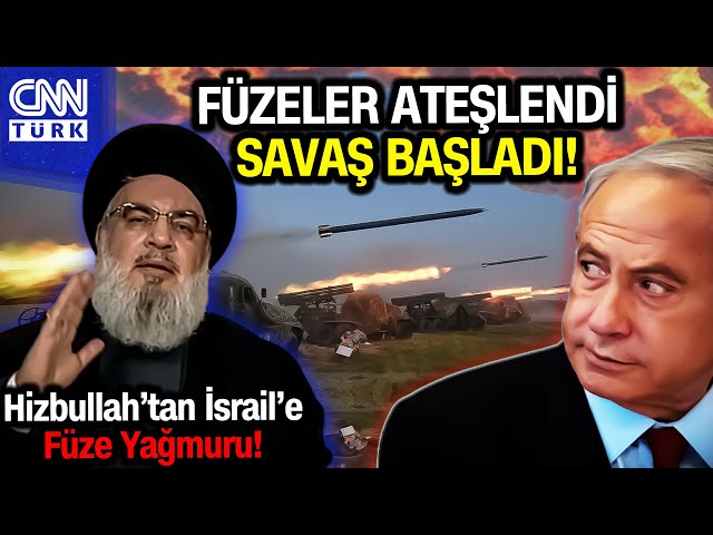 Savaş Başladı, Hizbullah Füzeleri Ateşledi! Hizbullah'tan İsrail'e Misilleme... #Haber