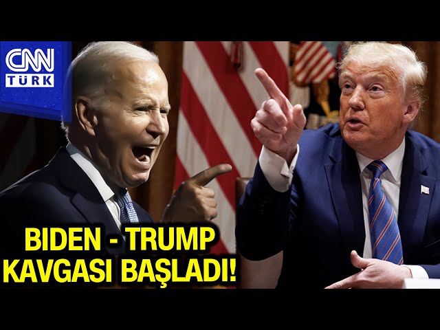 ABD'de Kavga Başladı! Biden-Trump Birbirine Girdi... #Haber