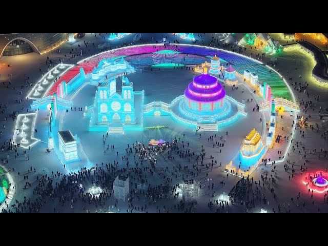 Live: Harbin Ice and Snow World wows visitors with spectacular sculptures – Ep. 2