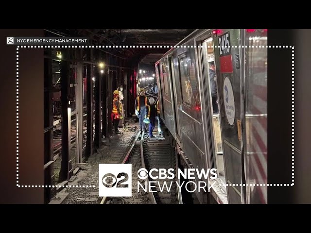 Full service restored on 1/2/3 subway line after derailment