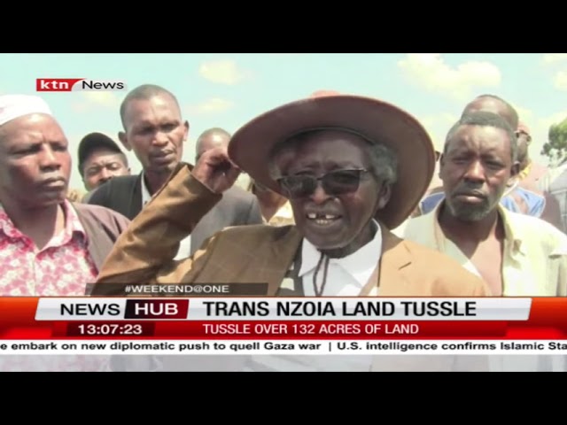 Tension high in Trans Nzoia over a land tussle as subdivision is stopped