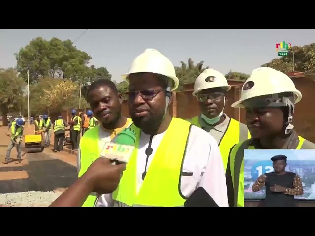 Le ministère en charge des Infrastructures mène des travaux de réparation des routes à Ouagadougou