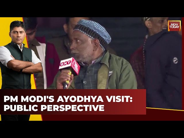 Prime Minister Narendra Modi's Visit to Ayodhya: Citizens Discuss Ram Mandir