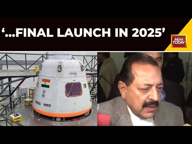 Union Minister Jitendra Singh On ISRO's Gaganyaan Project: We Are Going To The Final Launch In 