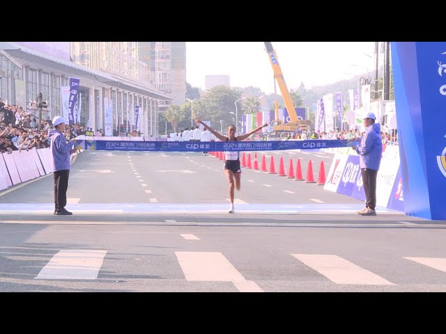 GLOBALink | Ethiopian runners win at Xiamen Marathon