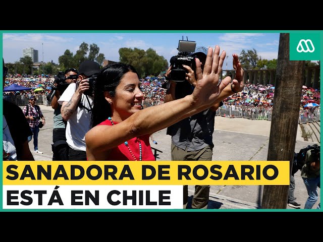 La “Sanadora de Rosario” en Chile: Miles de personas han asistido a sus actividades