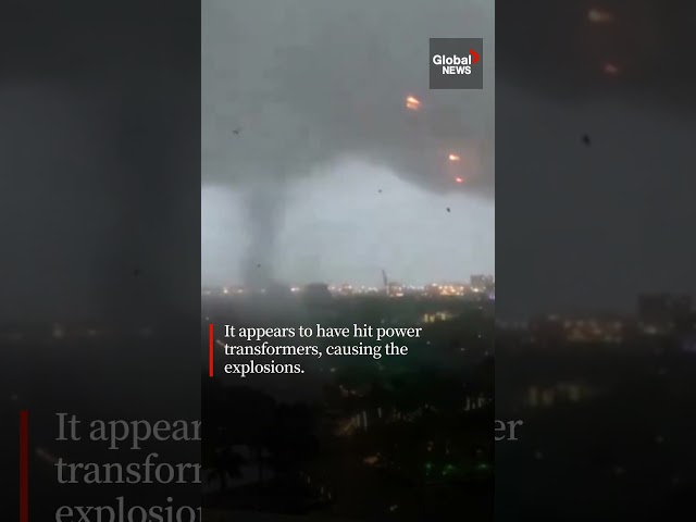 Tornado rips through Fort Lauderdale, causing electrical explosions