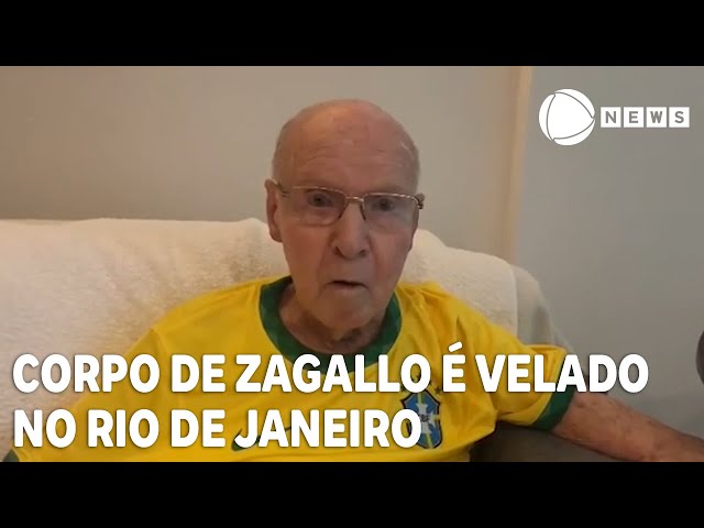 Corpo de Zagallo é velado no Rio de Janeiro