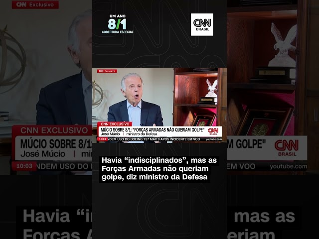 ⁣#Shorts - Havia “indisciplinados”, mas Forças Armadas não queriam golpe, diz ministro da Defesa